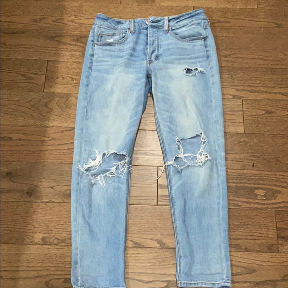 ripped mom jeans